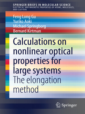 cover image of Calculations on nonlinear optical properties for large systems